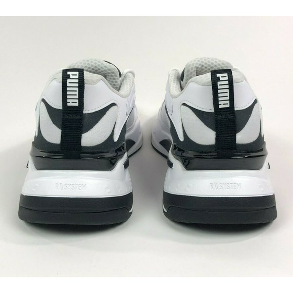 Puma RS-Fast Shoes Sneakers White Black Low Top Athletic Casual 380562-03 - Picture 7 of 9